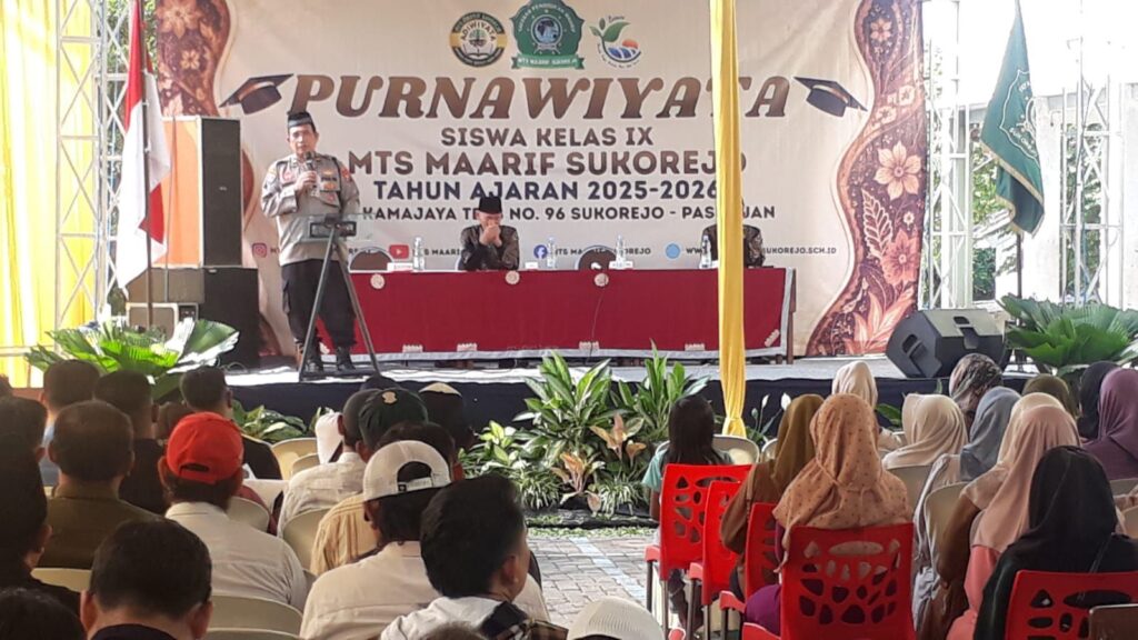 Polres Pasuruan Perkuat Sinergi dengan Wali Murid Melalui Program Cooling System di MTs Ma’arif Sukorejo